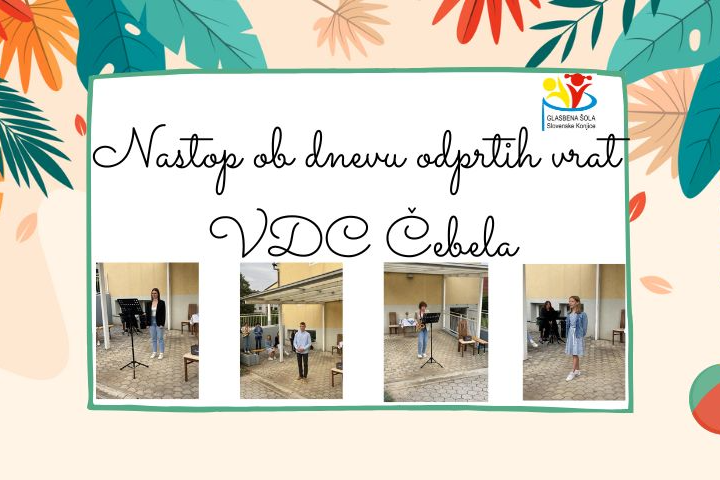 Nastop ob dnevu odprtih vrat VDC Čebela